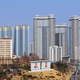 Ilustración para el artículo titulado El extraño universo alternativo de la arquitectura en Corea del Norte